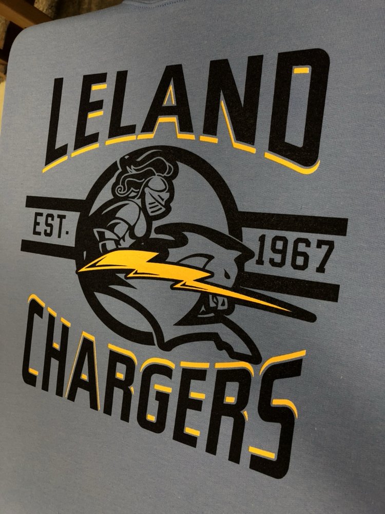 Leland Chargers apparel print